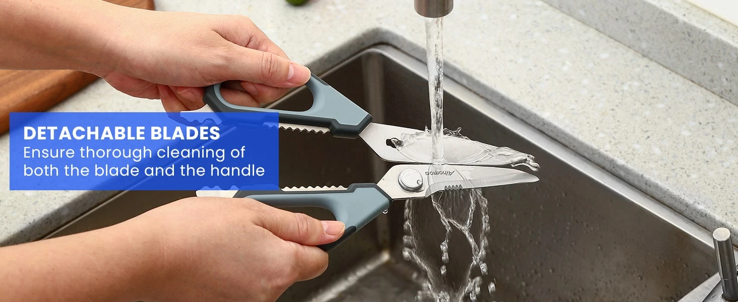 Kitchen shears food preparation feature