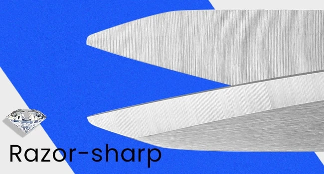 Kitchen shears razor sharp stainless steel blades