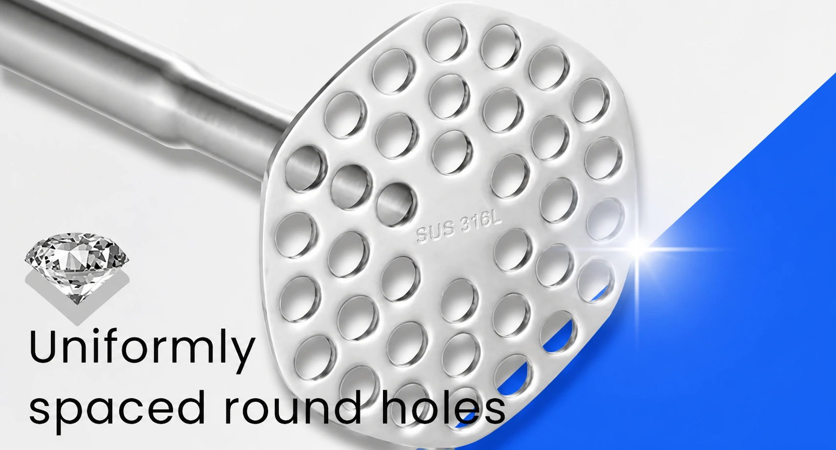 Stainless steel potato masher product detail