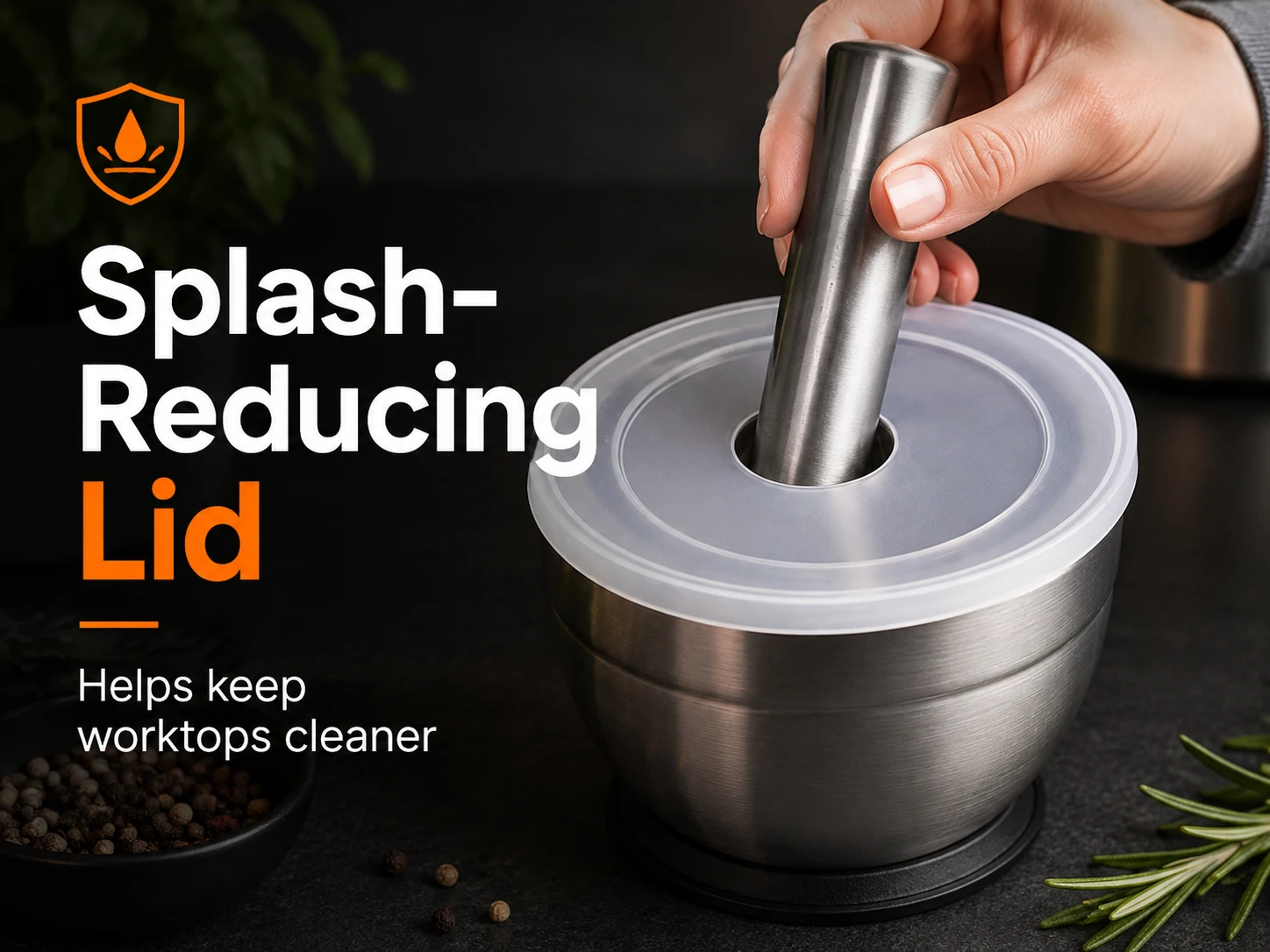 Stainless steel mortar and pestle product details